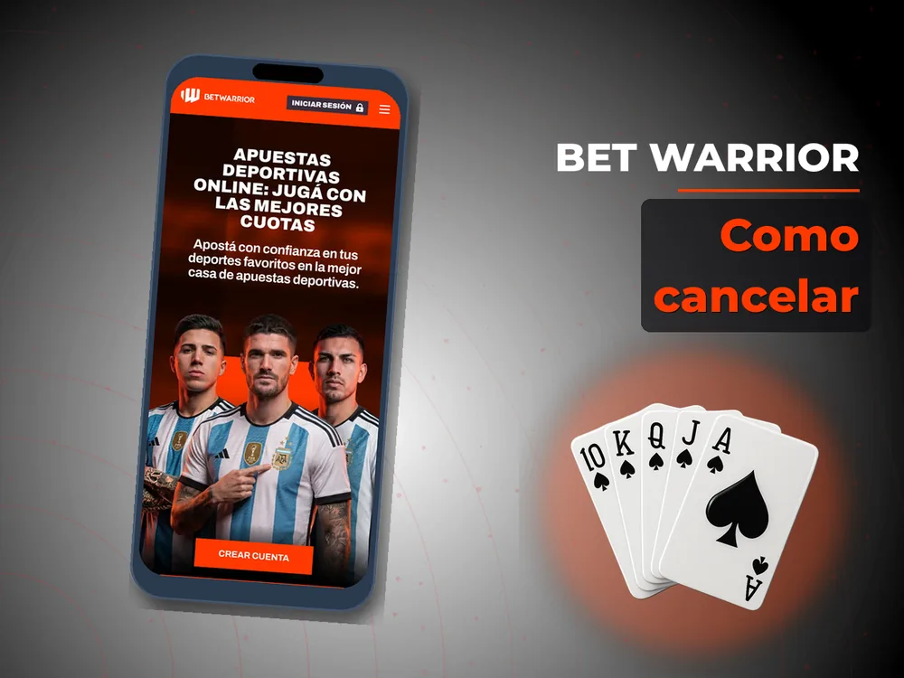 Bet Warrior - Como cancelar